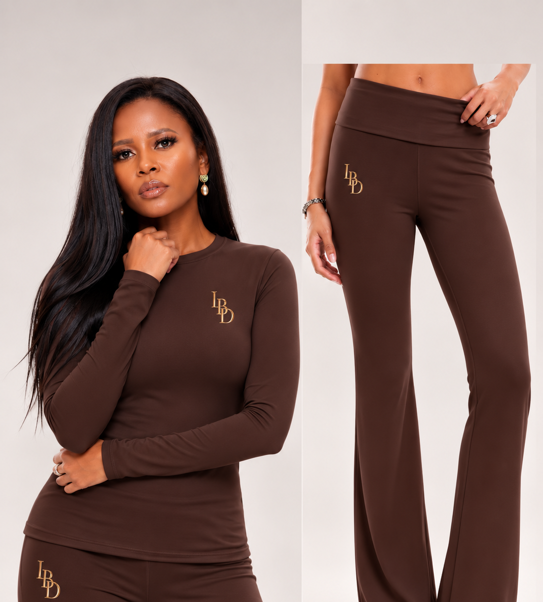 Essential Flare Set – Chocolate Brown