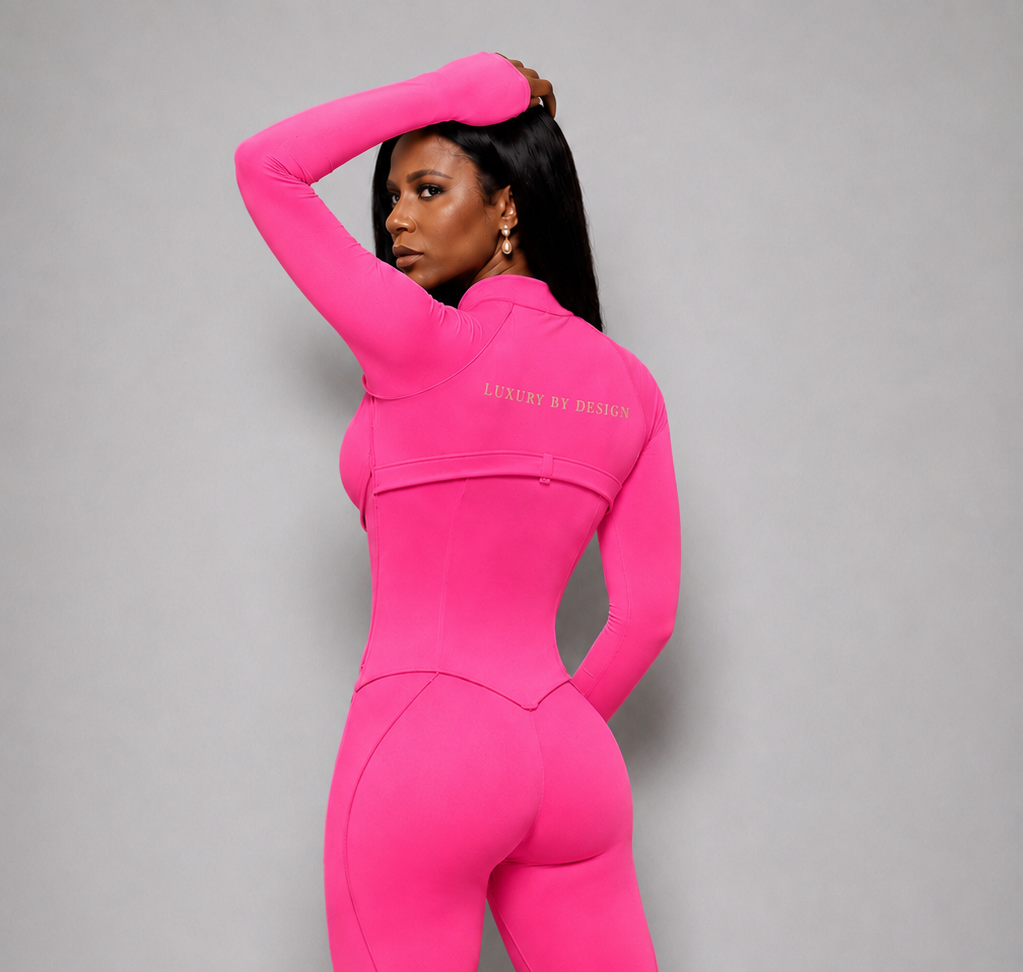 Contour Jumpsuit - Pink