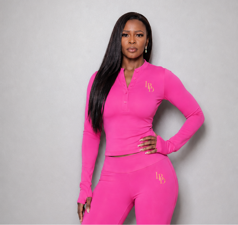 Luxe Flare Set – Pink