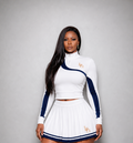Elite Court Set – White & Navy